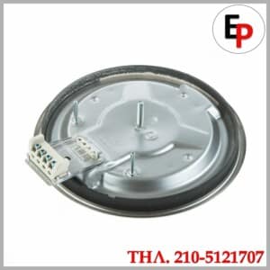 Εστία κουζίνας, 1500watt Φ180 D200mm μικρό προφίλ 5mm, 220volt